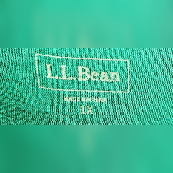 #308 LLBean Green T-Shirt w a bird on the front- Size: XL - Picture 3 of 3